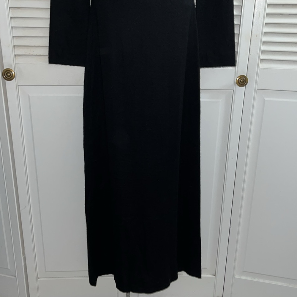 NWOT Peruvian Connection Pima cotton alpaca silk v-neck maxi dress - Picture 5 of 9